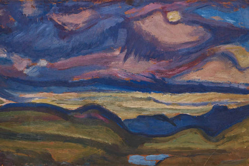 The Ångerman River in Moonlight