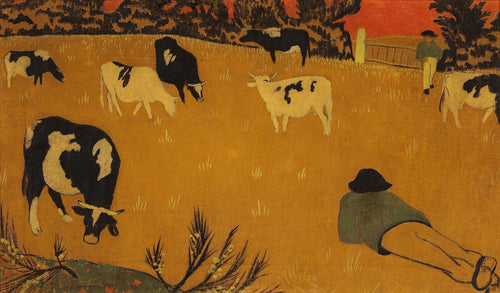 Breton Panel with Cows