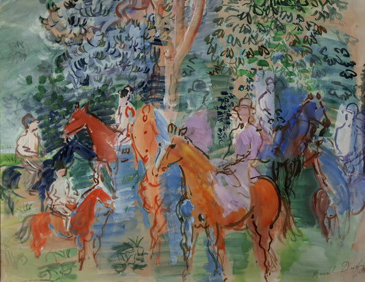 Count Harry Kessler's Family on Horseback