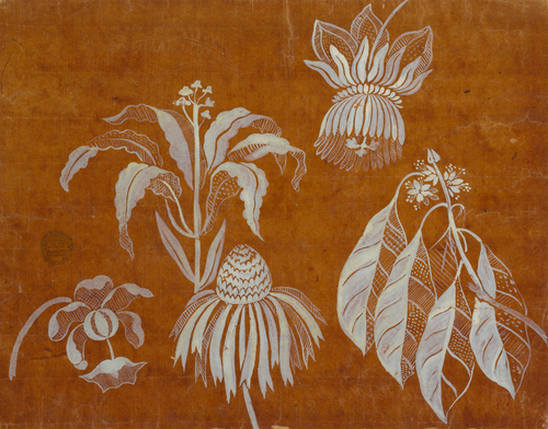 Design for Embroidered Motifs (Fabrique de St. Ruf)