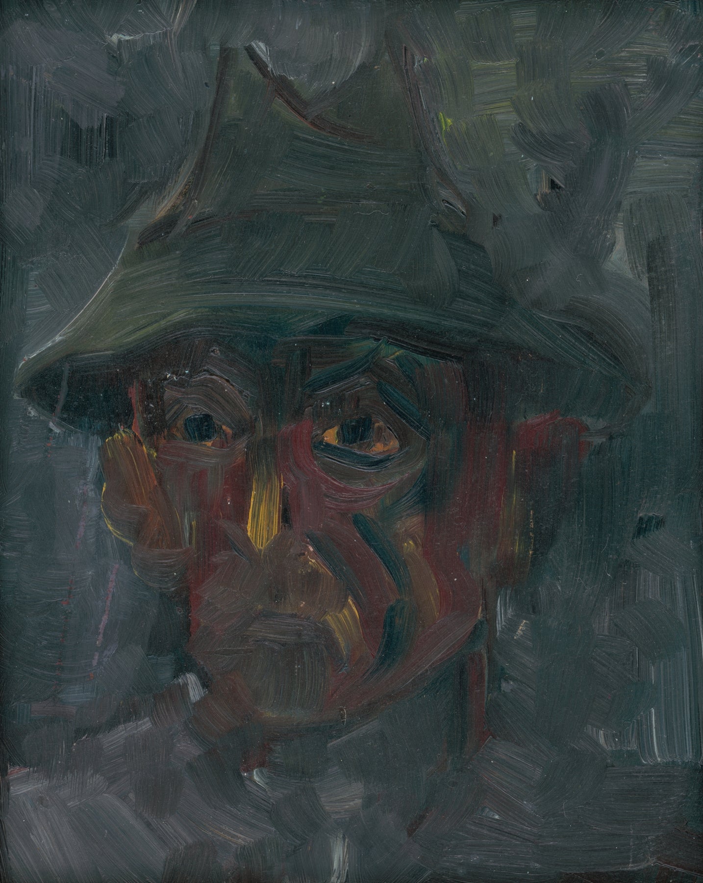 Head of a Man in a Hat