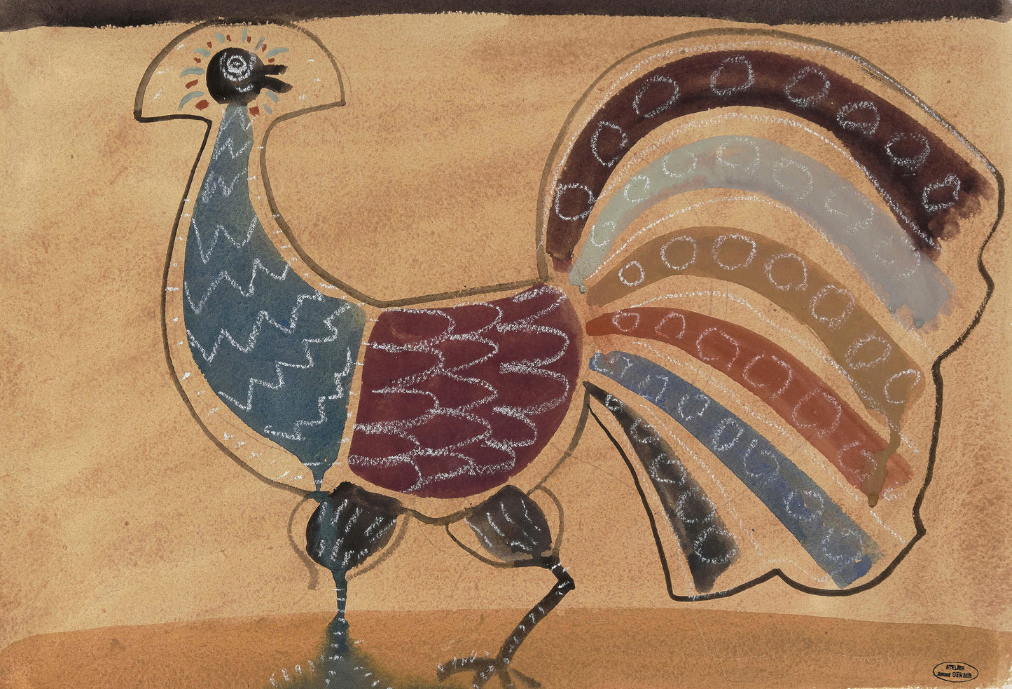 L'oiseau (paon)