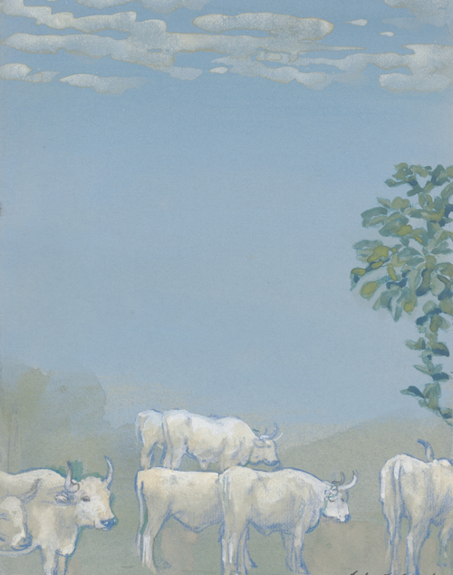 Landscape with Cows