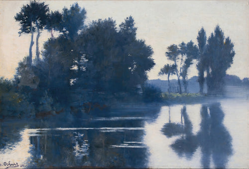 La tombée du soir sur l’Oise (1888)