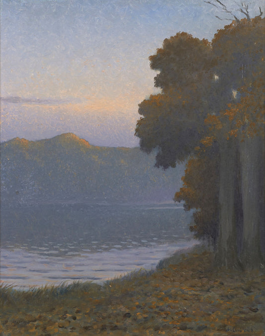 Le soir sur l’étang