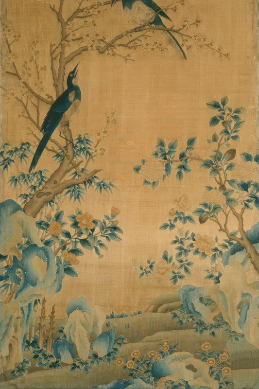 Panel Furnishing Fabric, Qing Dynasty