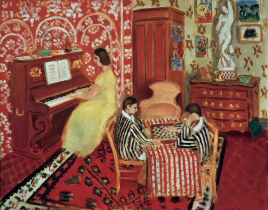 Pianist and Checker Players