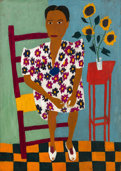 Portrait of a Woman in a Rocking Chair