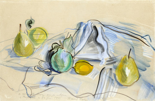 Still Life with Pears and Lemons