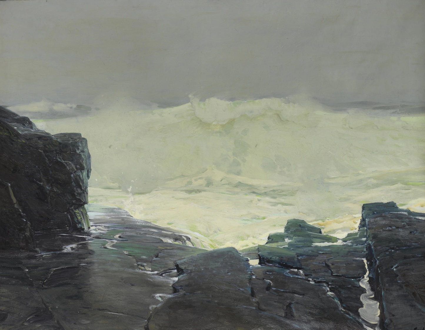 Surf and Fog, Monhegan, Maine
