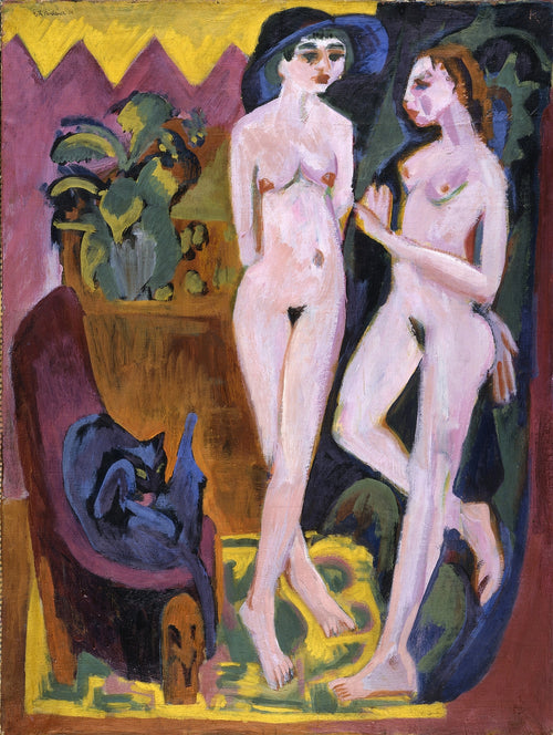 Two Nudes in a Room
