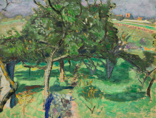 Paysage aux Arbres Fruitiers