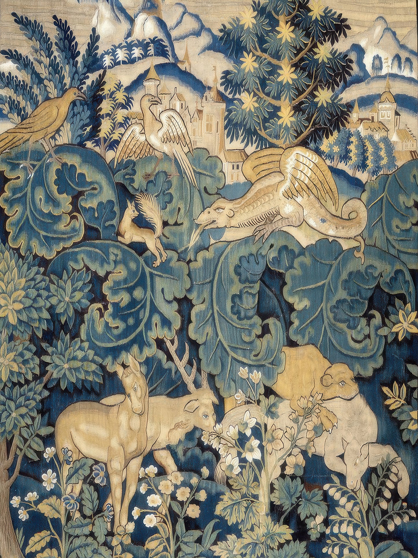 Mythical Animals in a Virgin Forest