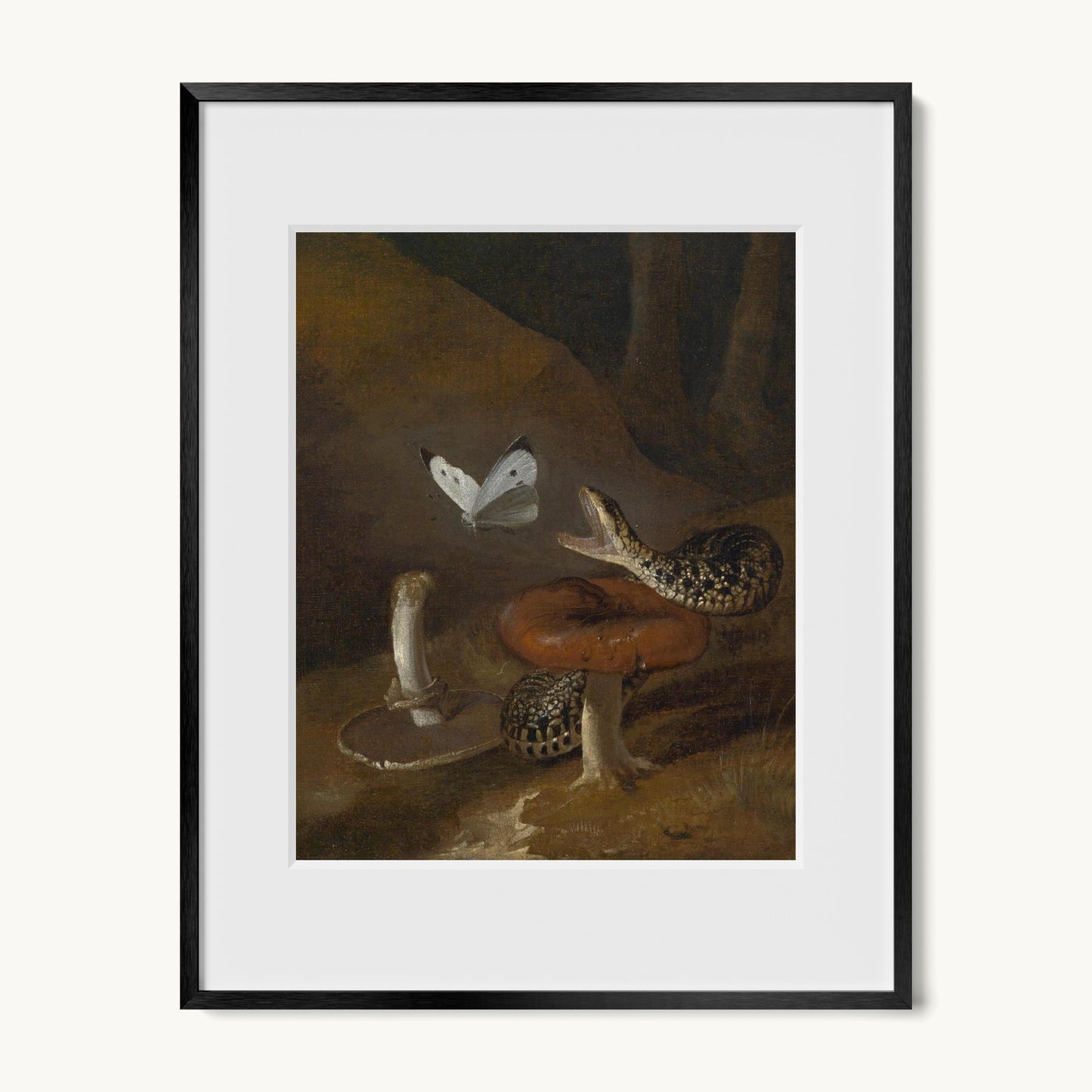 A Sous-bois Still Life with a Snake