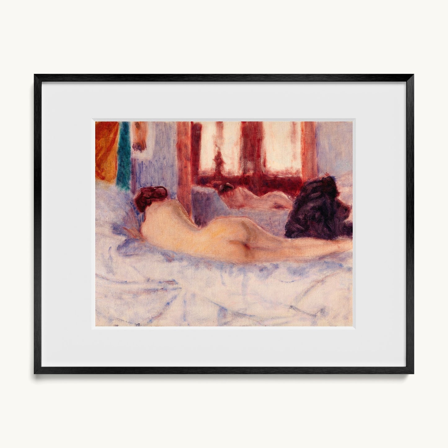 A Reclining Nude before a Mirror