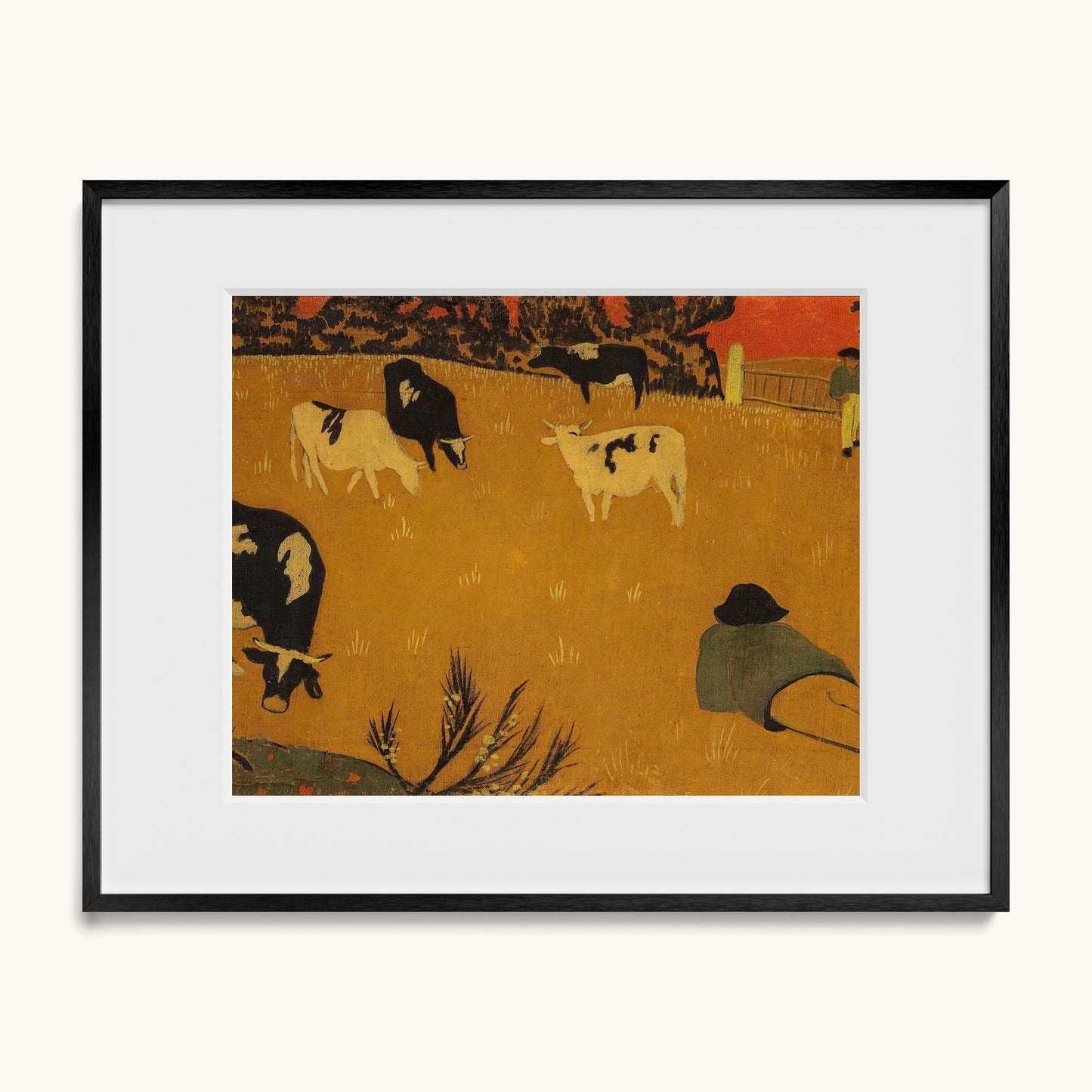 Breton Panel with Cows