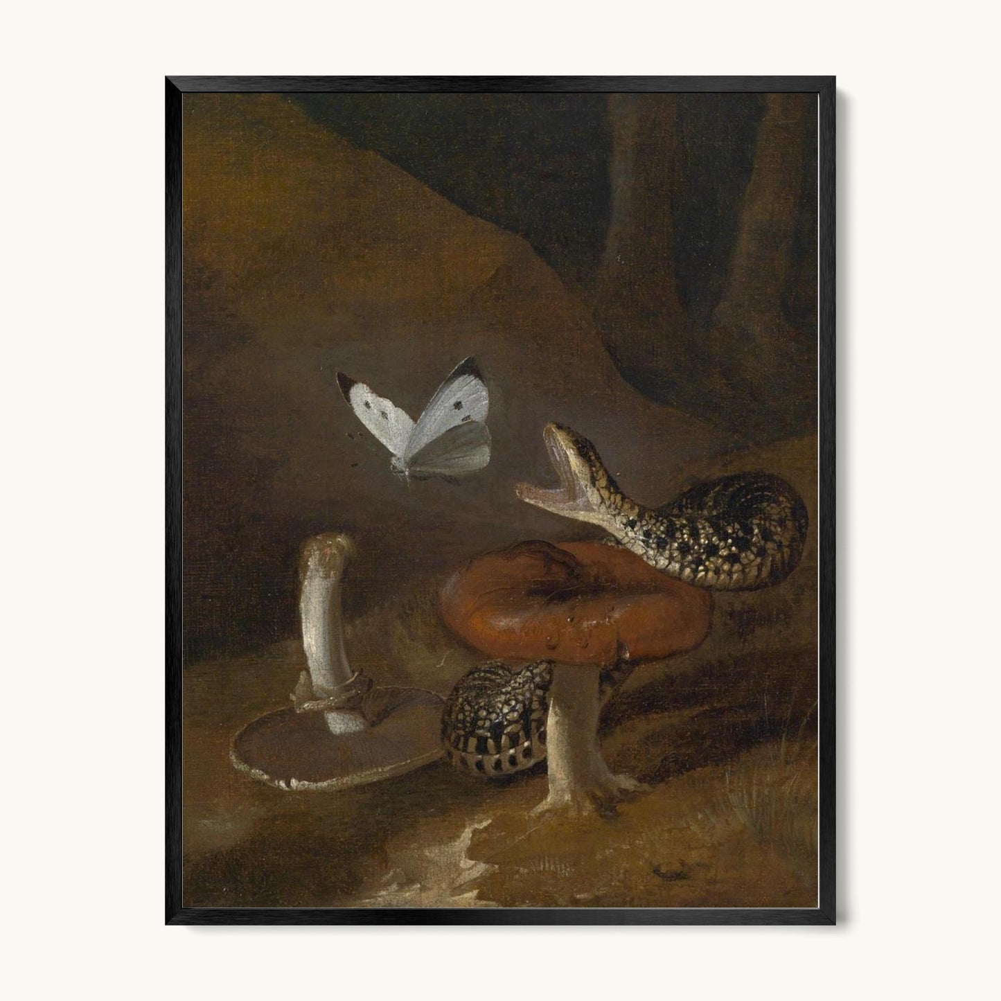 A Sous-bois Still Life with a Snake