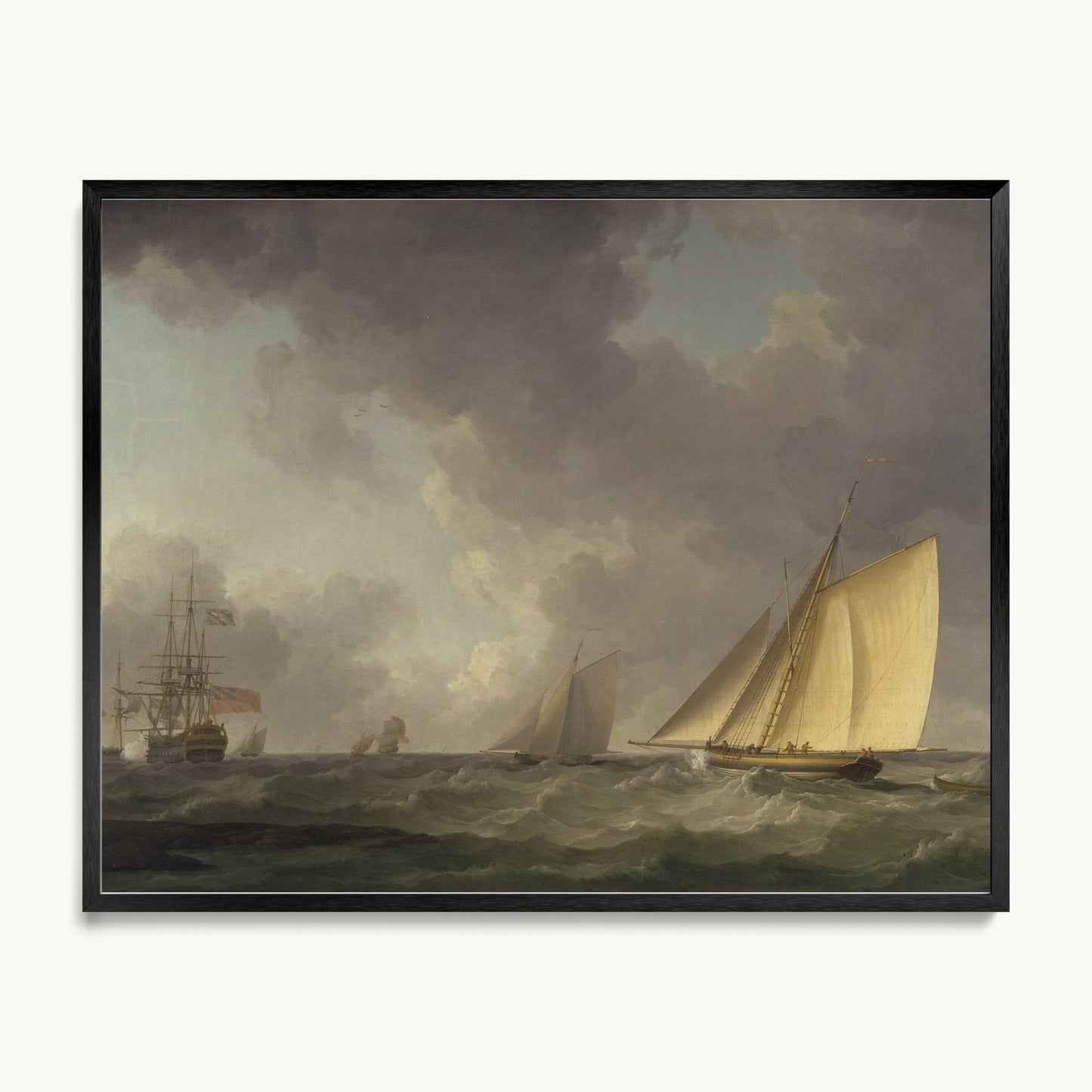 Cutter Close Hauled in a Fresh Breeze