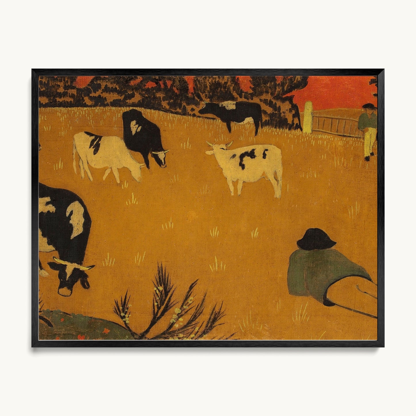 Breton Panel with Cows