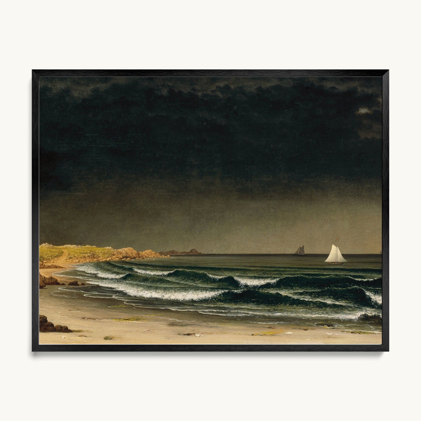 Approaching Storm, Beach near Newport