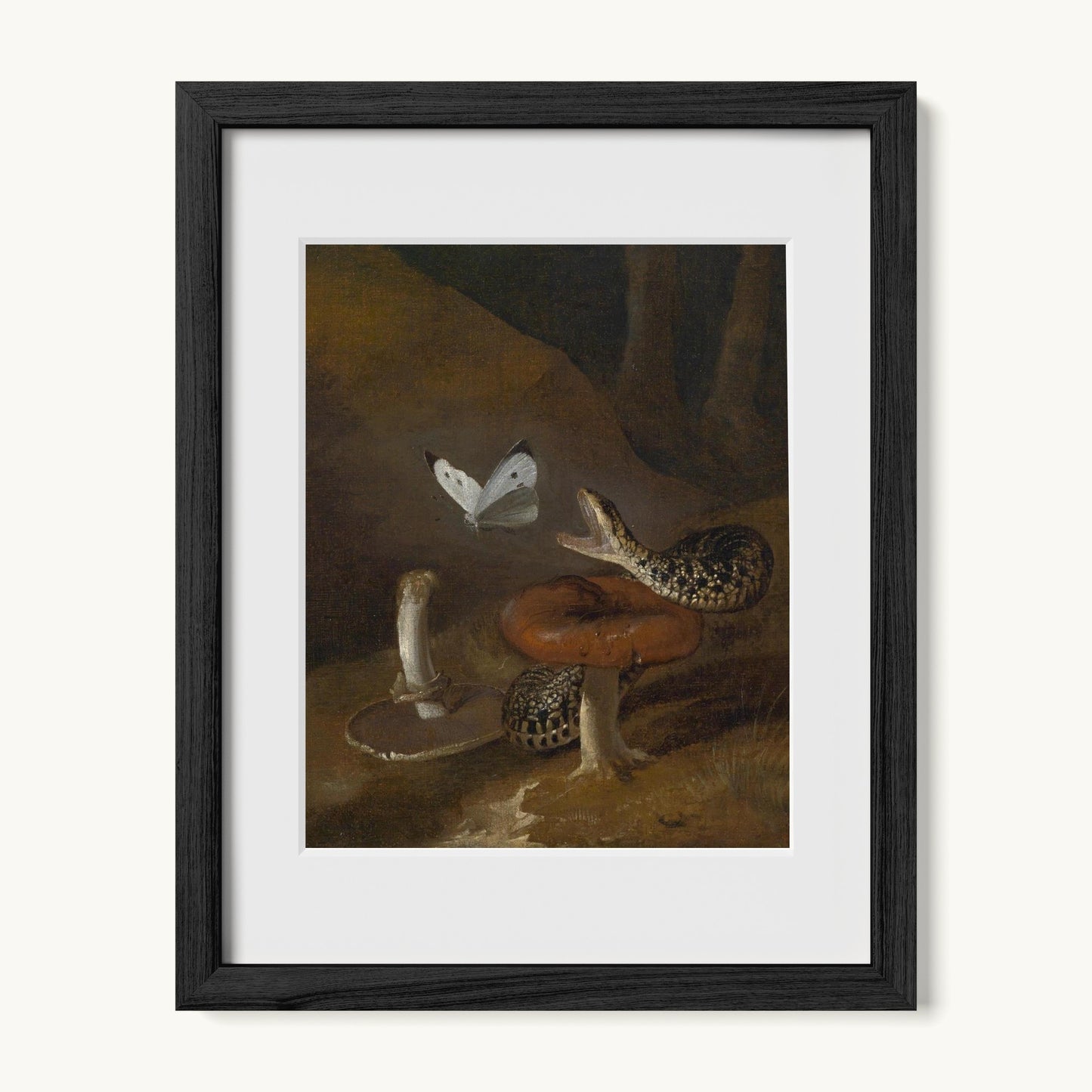 A Sous-bois Still Life with a Snake