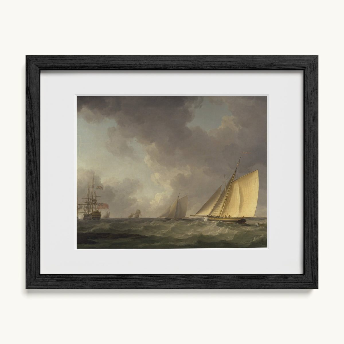 Cutter Close Hauled in a Fresh Breeze