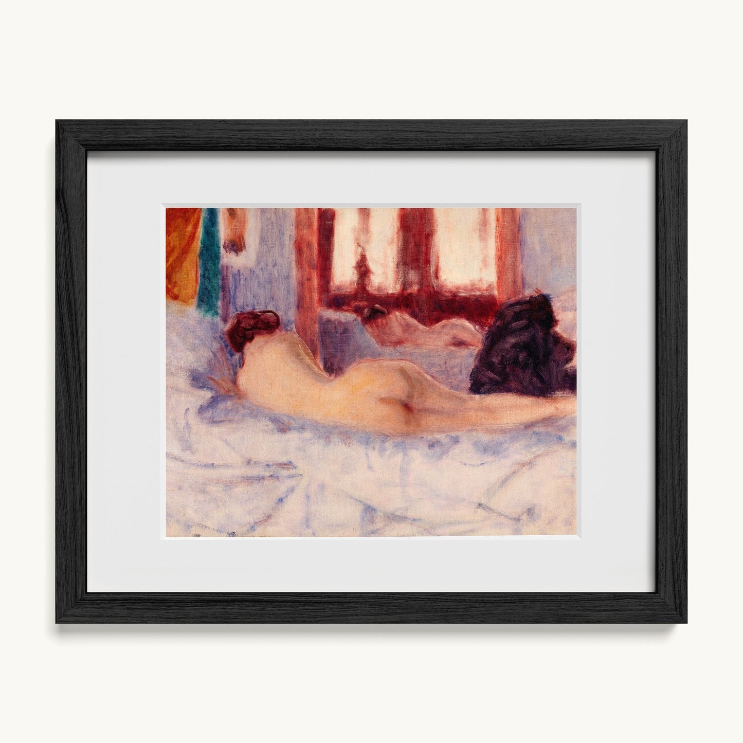 A Reclining Nude before a Mirror