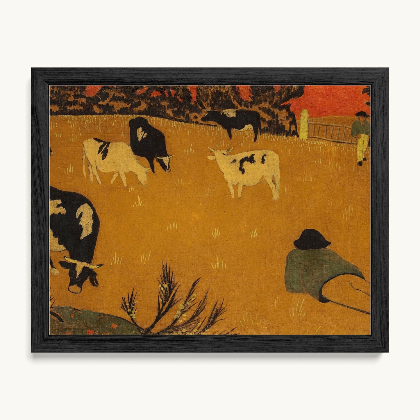 Breton Panel with Cows
