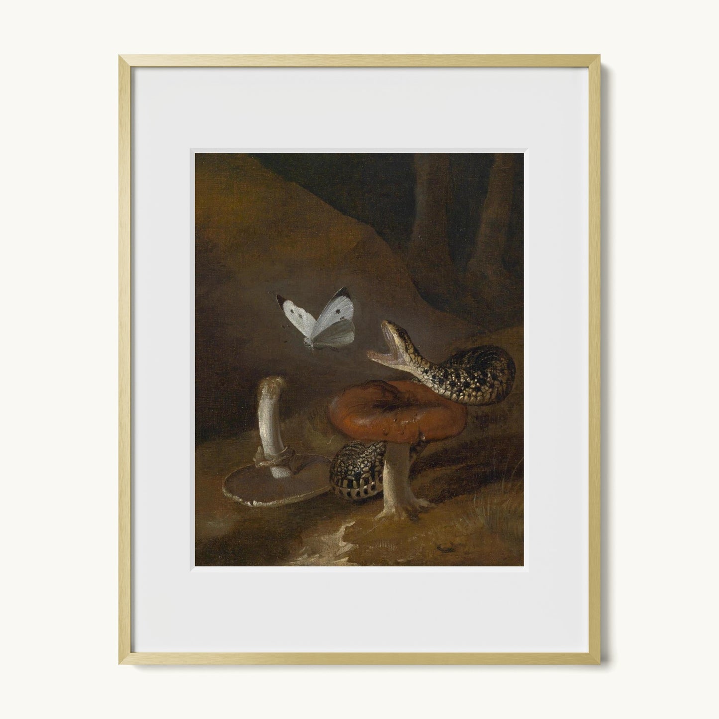 A Sous-bois Still Life with a Snake