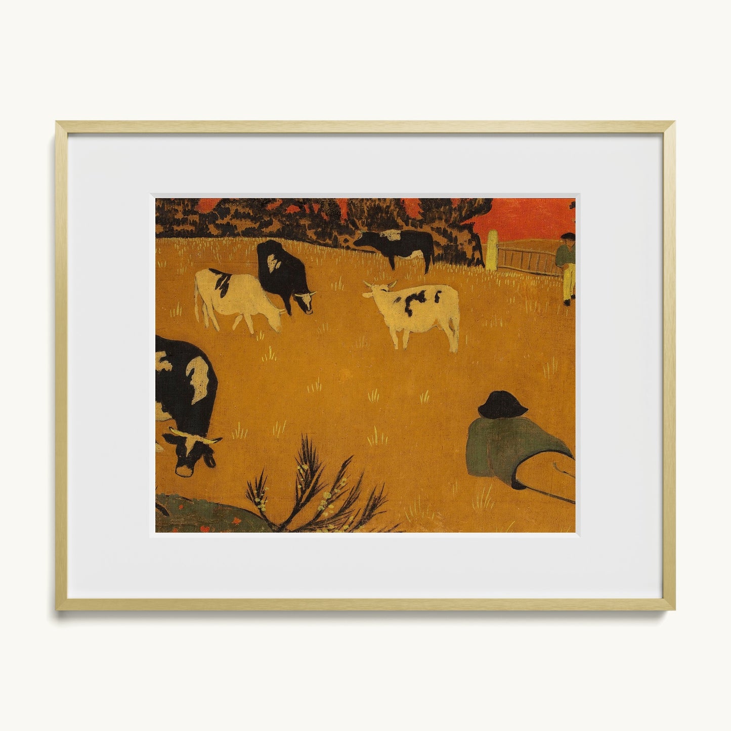 Breton Panel with Cows