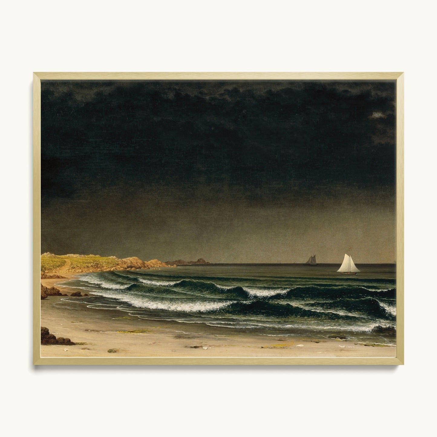 Approaching Storm, Beach near Newport