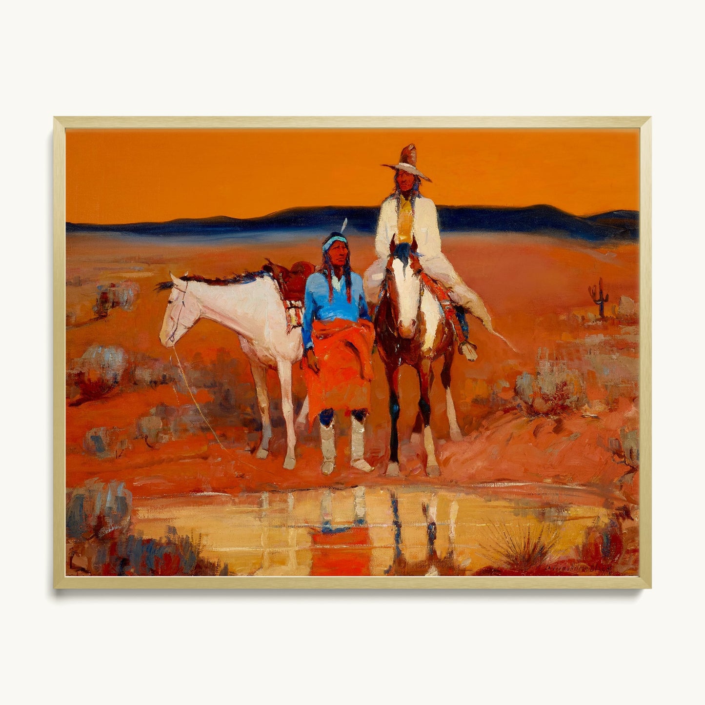 Apache at Watering Hole
