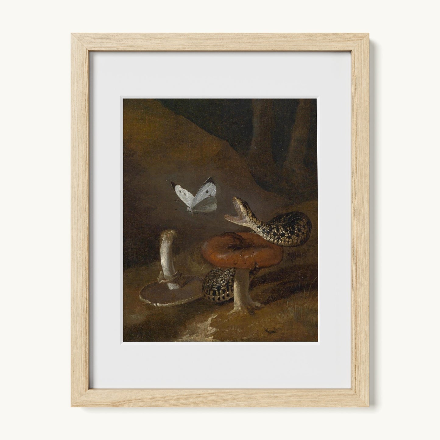 A Sous-bois Still Life with a Snake