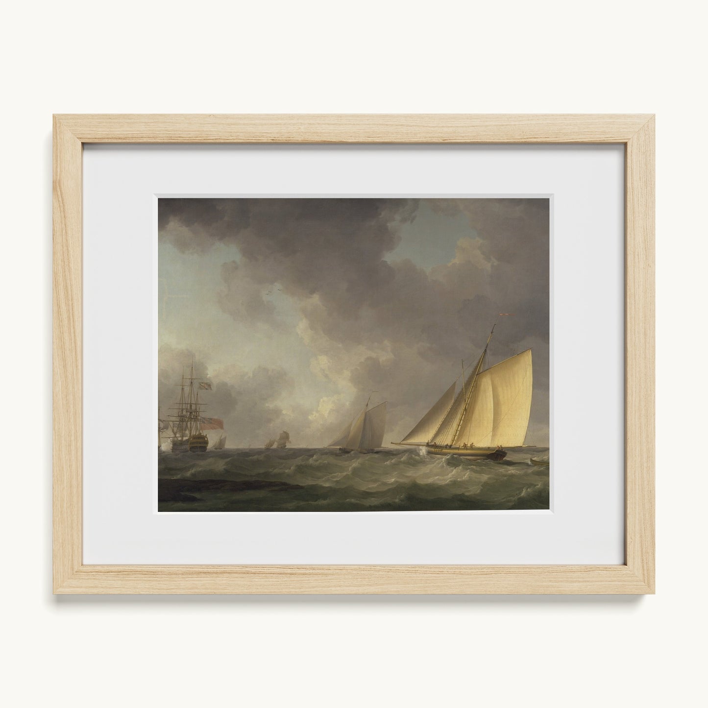 Cutter Close Hauled in a Fresh Breeze