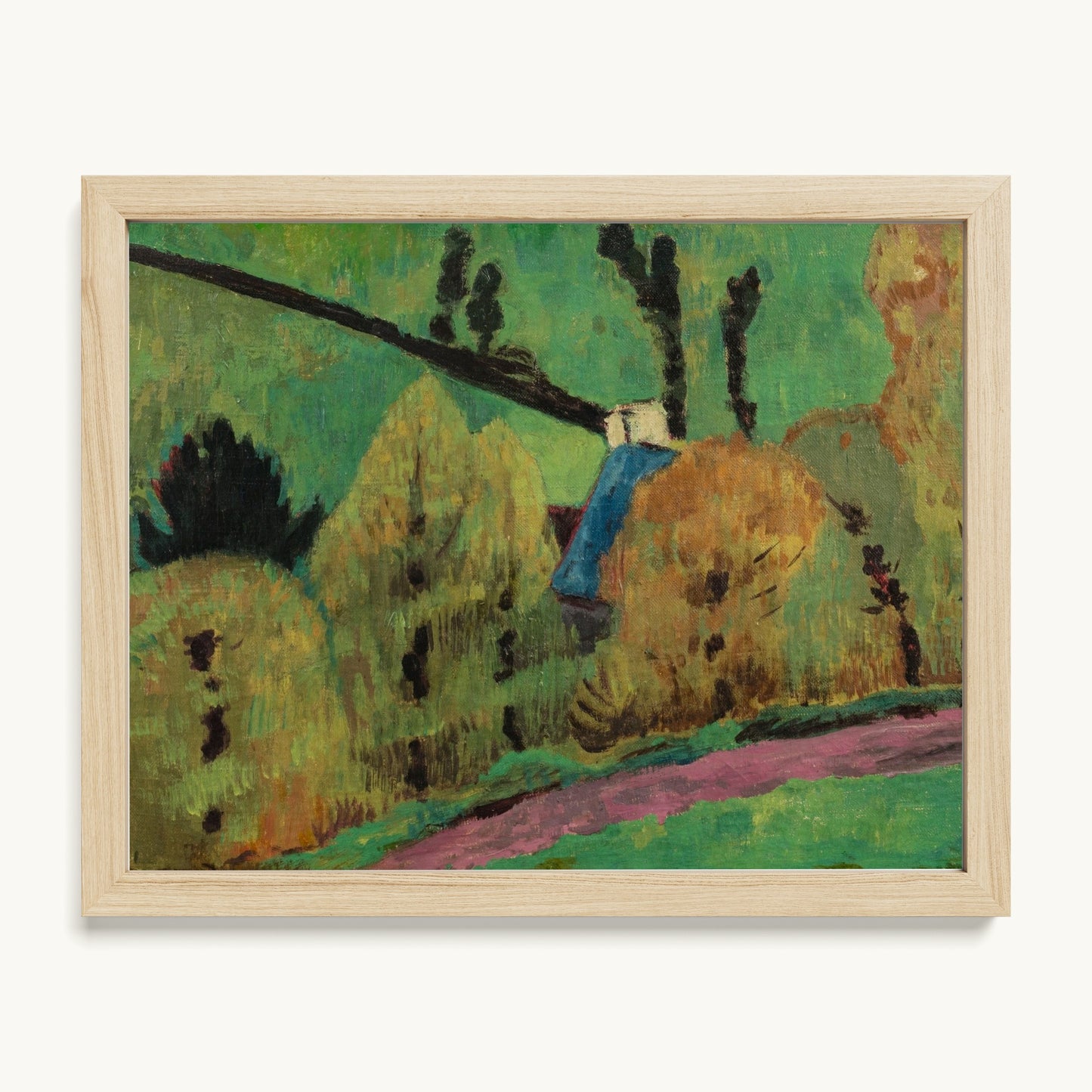 Chemin rose à Châteauneuf-du-Faou