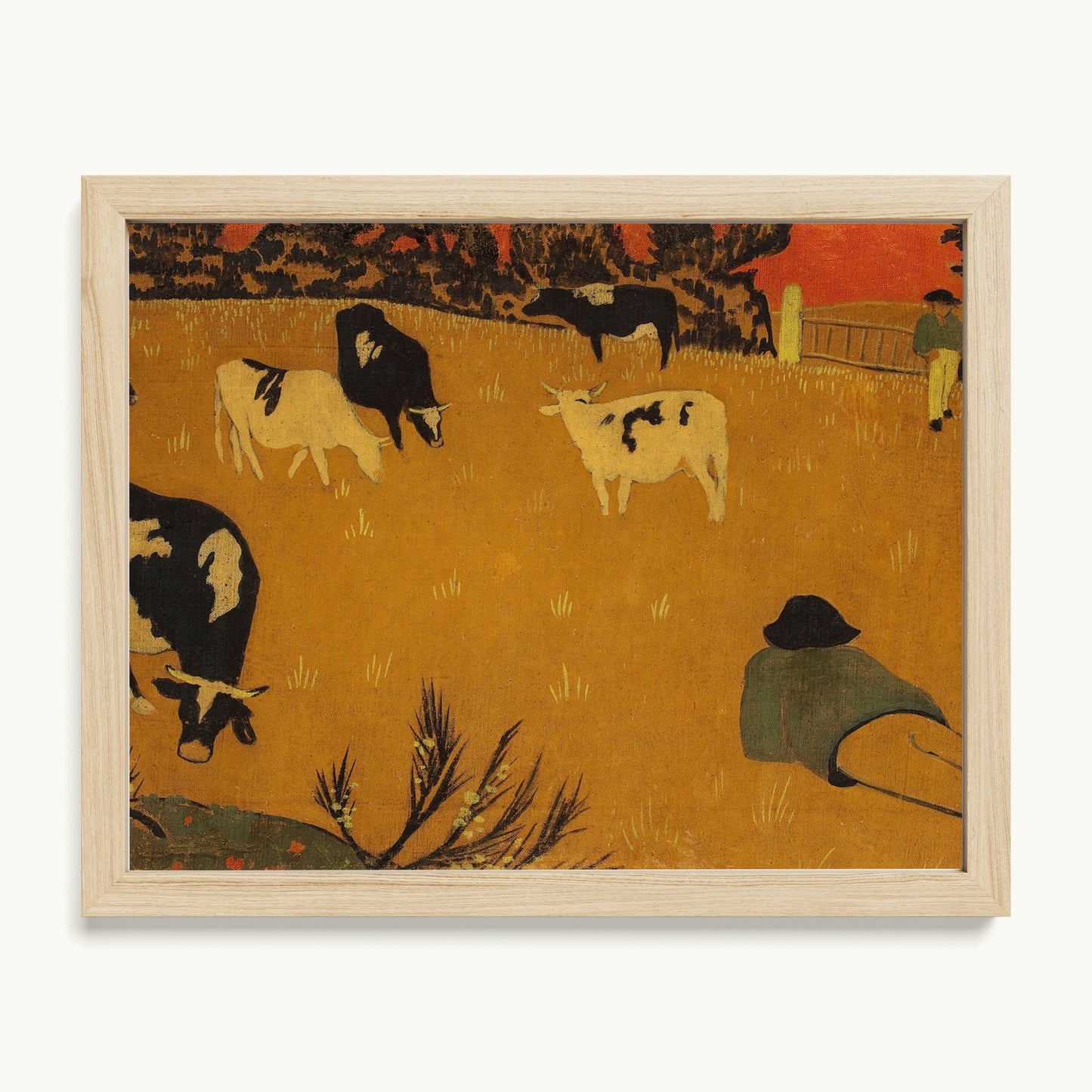 Breton Panel with Cows