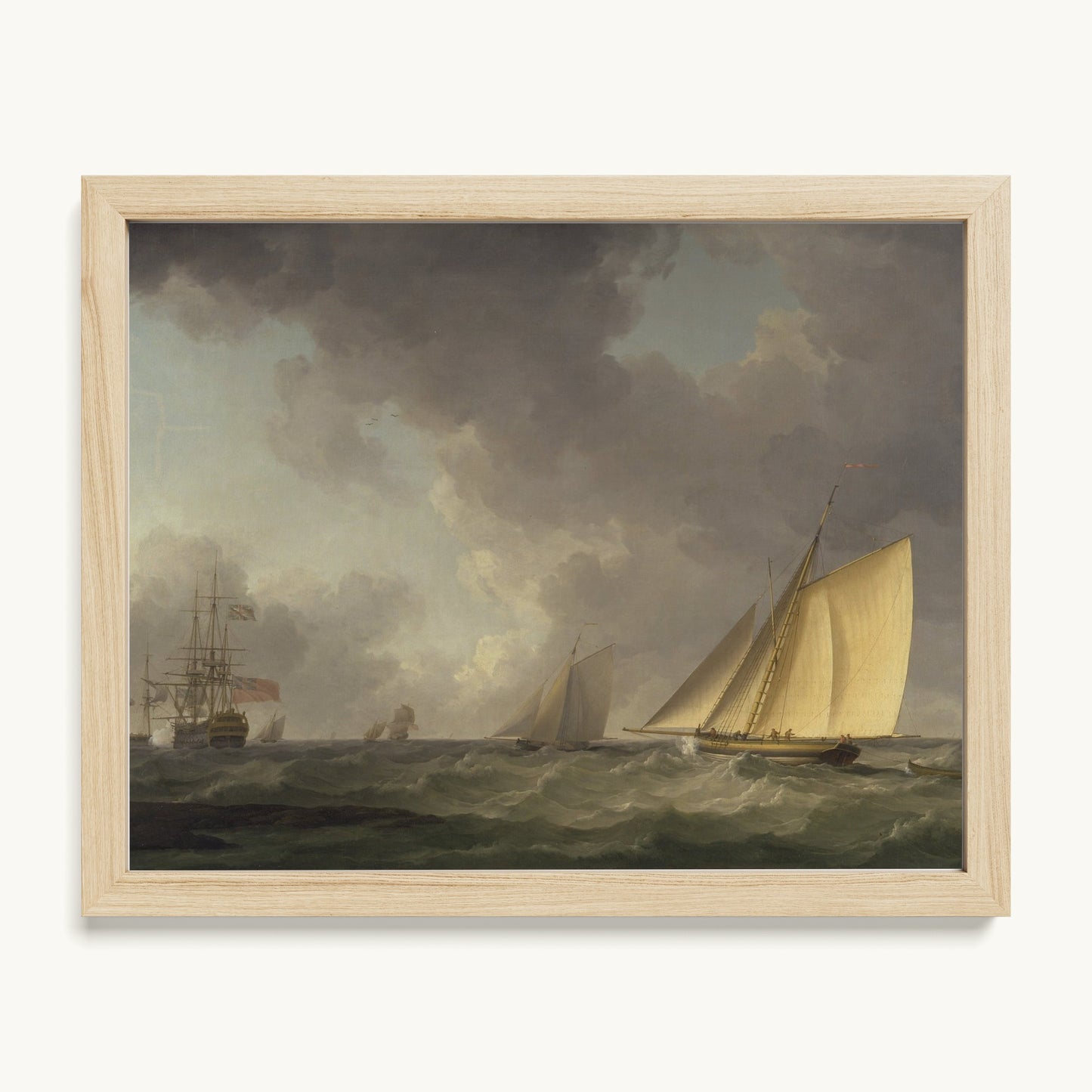 Cutter Close Hauled in a Fresh Breeze