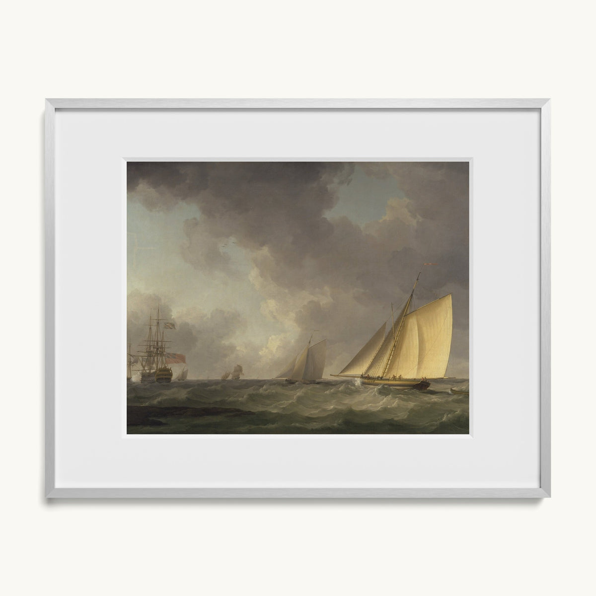 Cutter Close Hauled in a Fresh Breeze