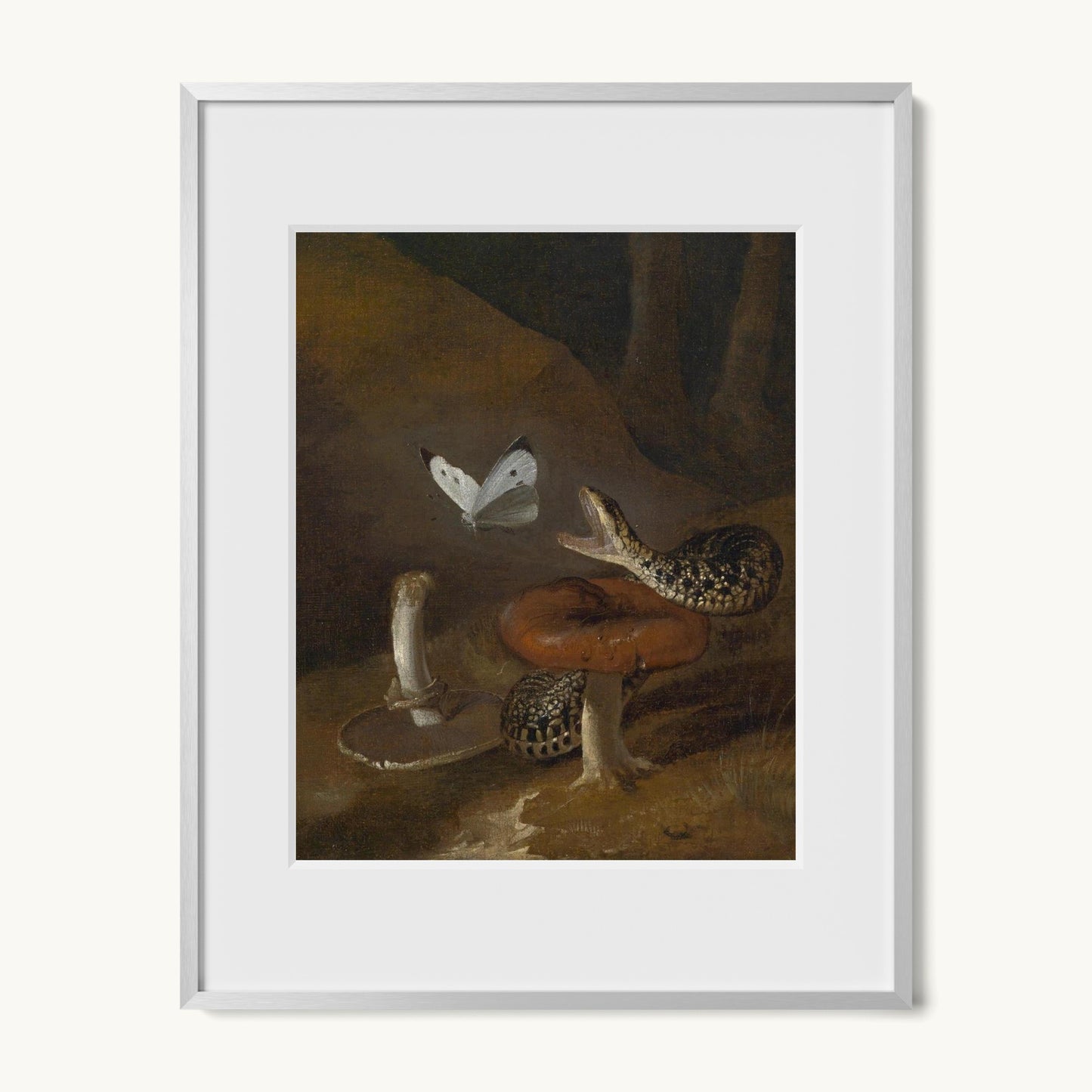 A Sous-bois Still Life with a Snake