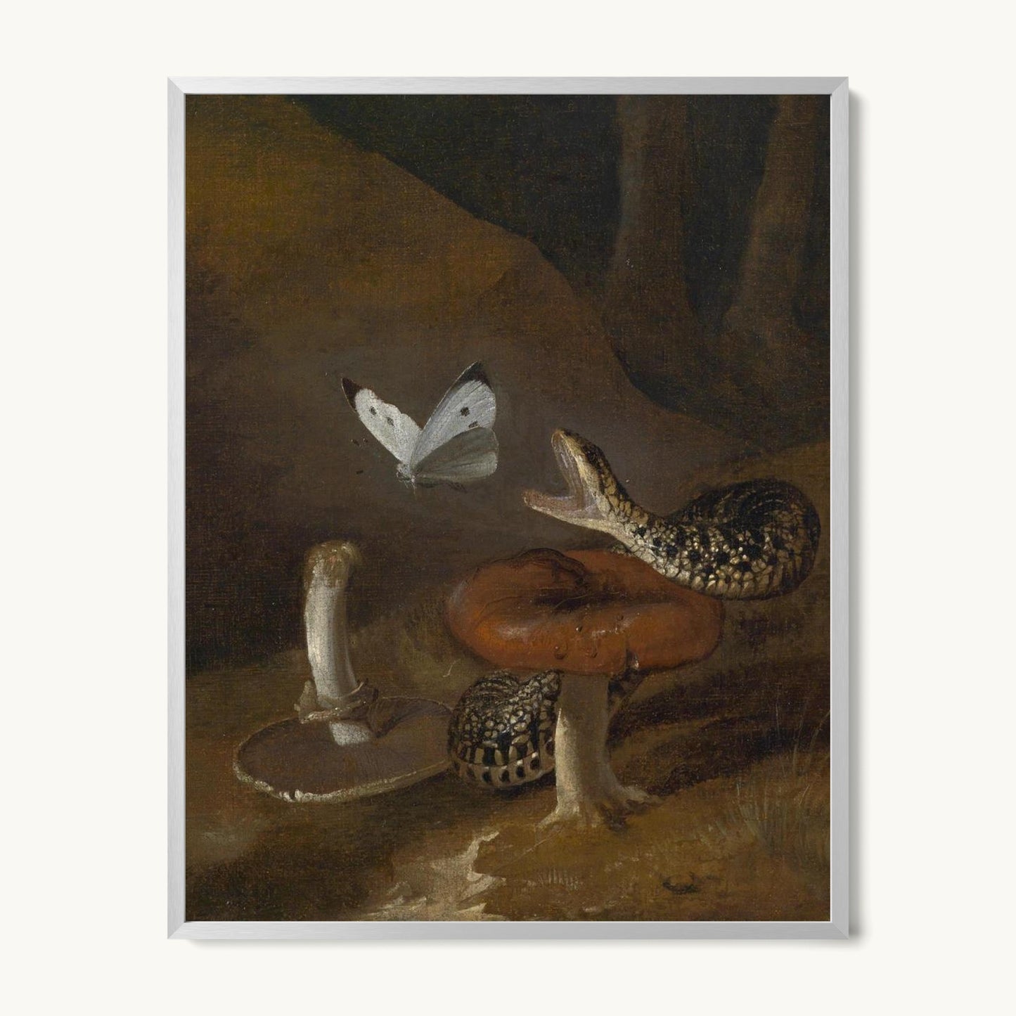 A Sous-bois Still Life with a Snake