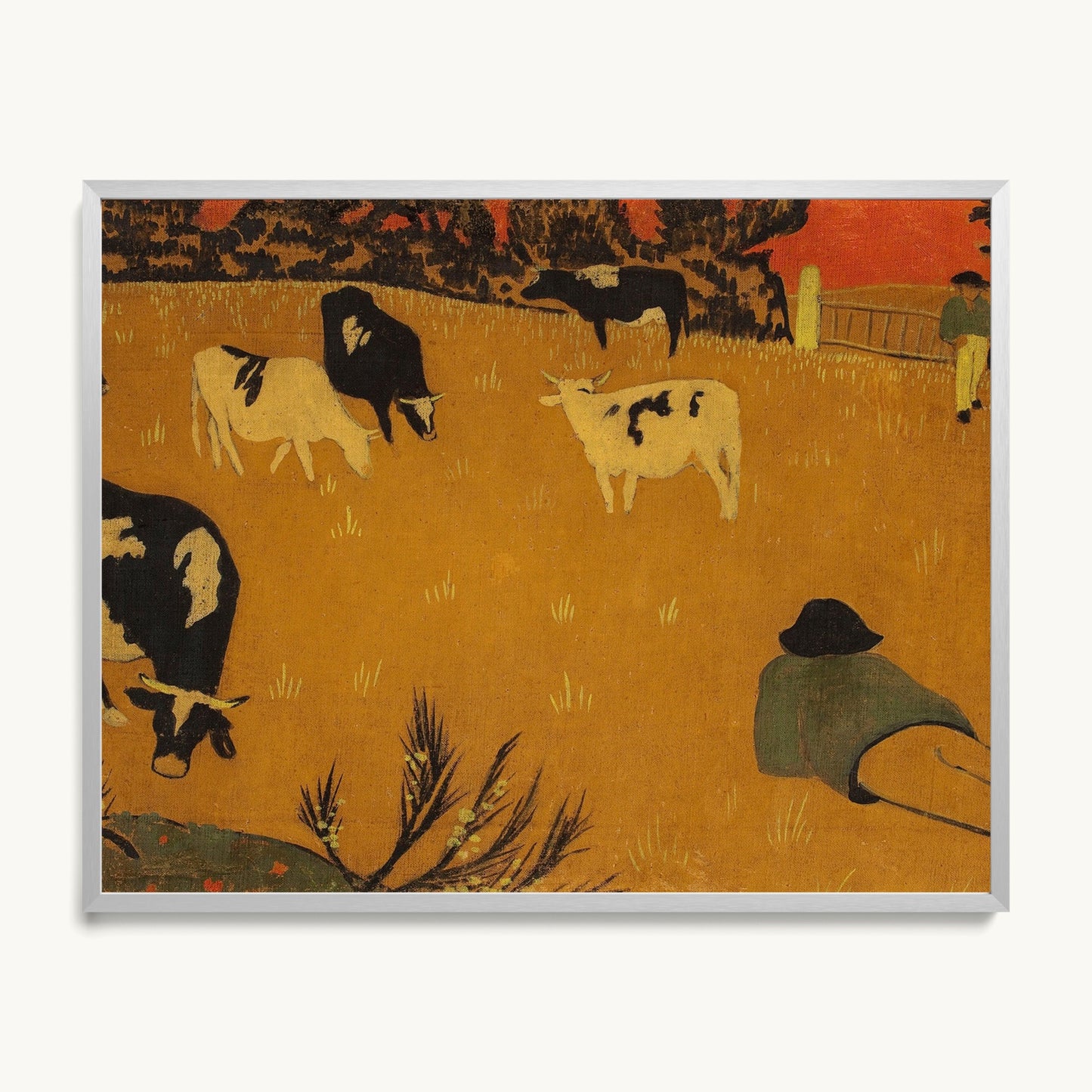 Breton Panel with Cows
