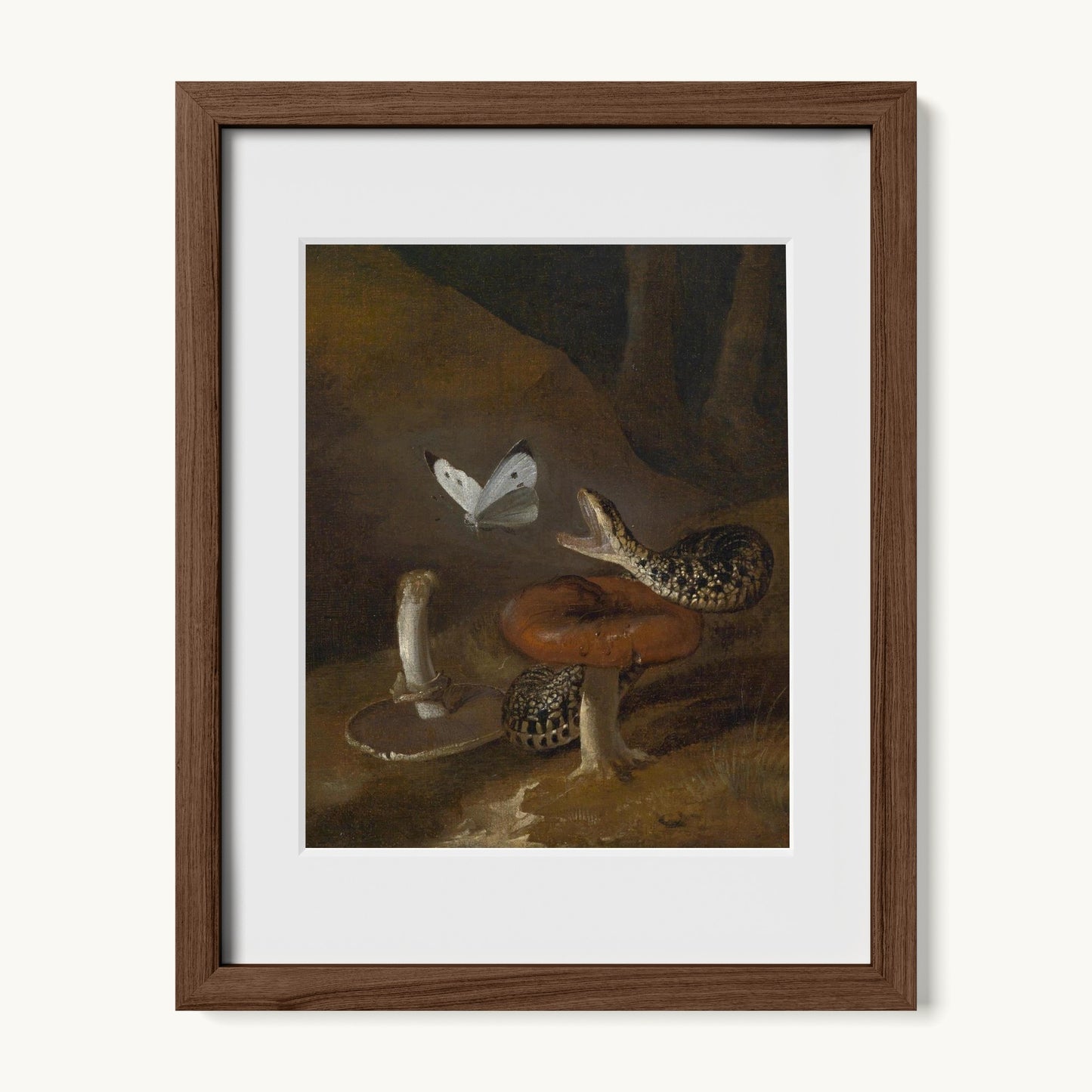 A Sous-bois Still Life with a Snake