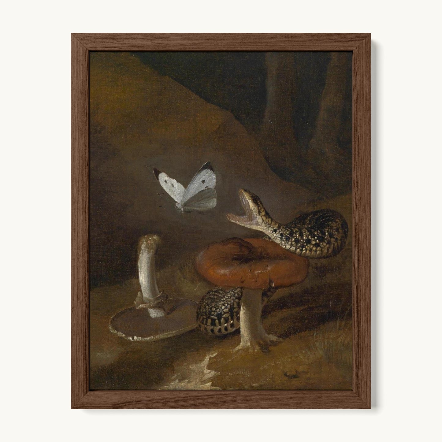 A Sous-bois Still Life with a Snake
