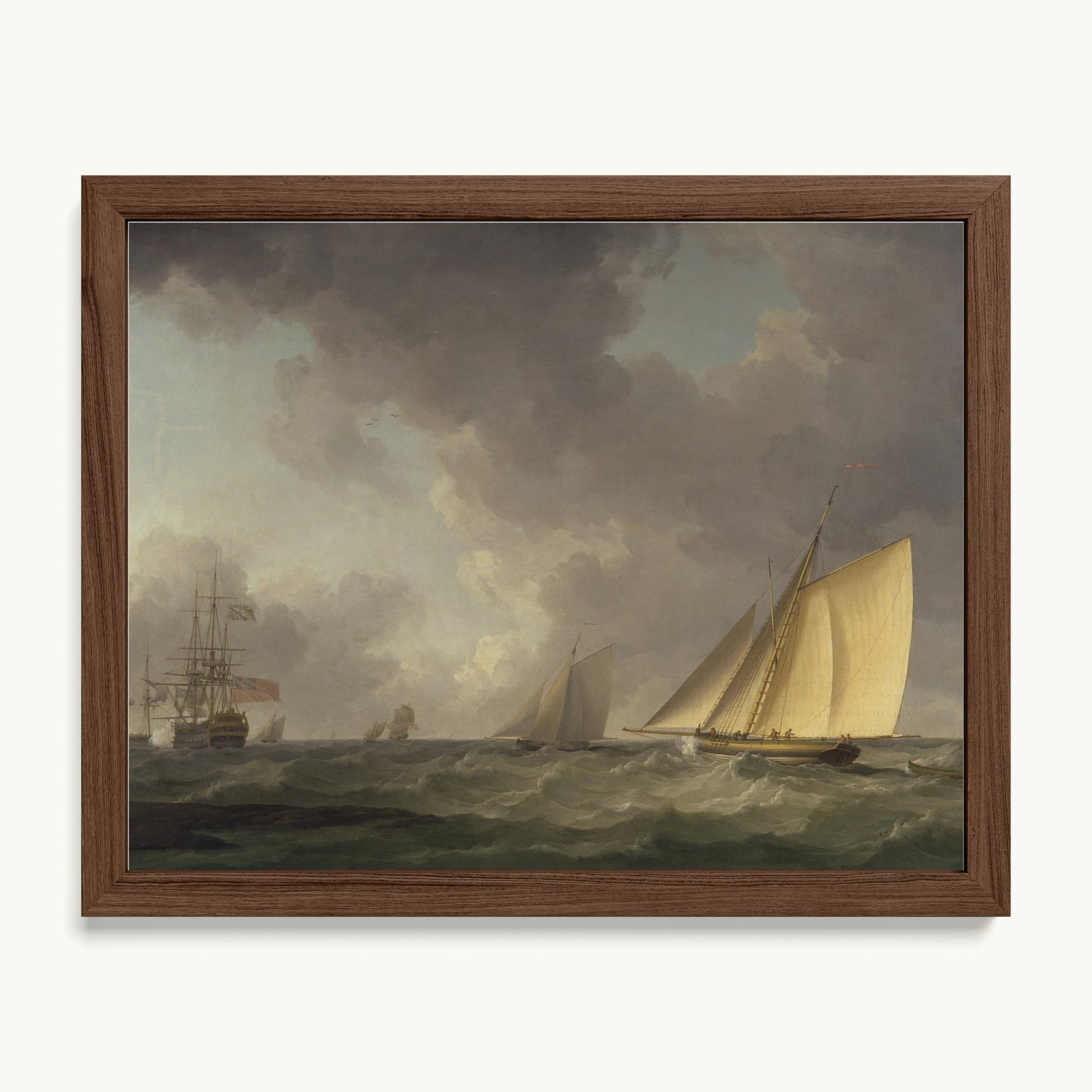 Cutter Close Hauled in a Fresh Breeze