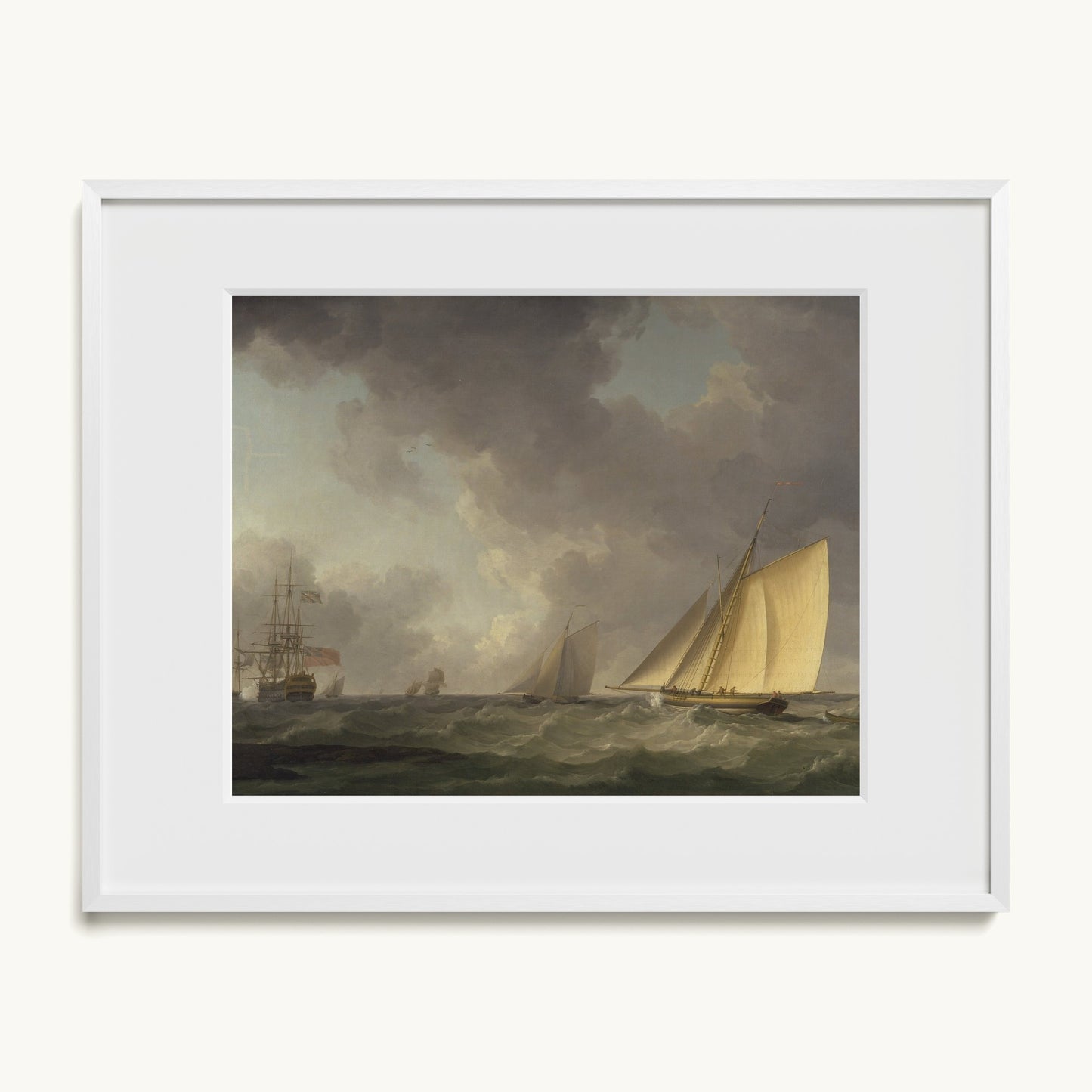 Cutter Close Hauled in a Fresh Breeze