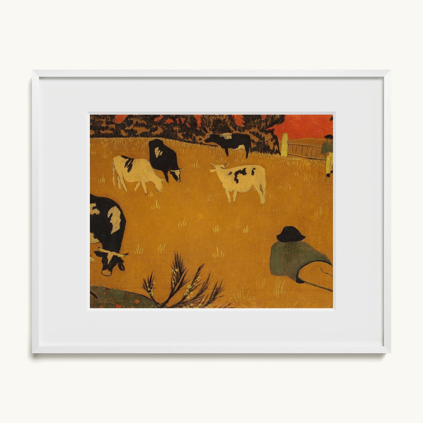 Breton Panel with Cows