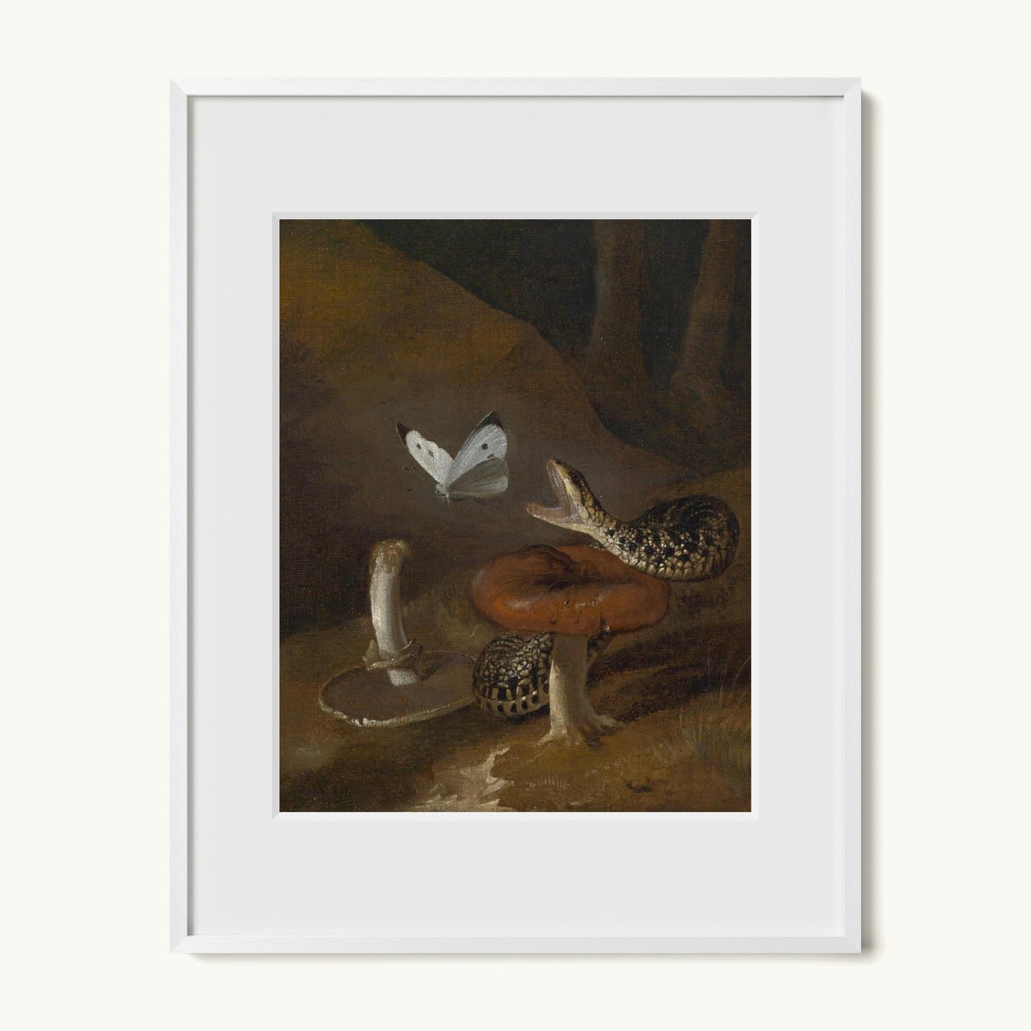 A Sous-bois Still Life with a Snake