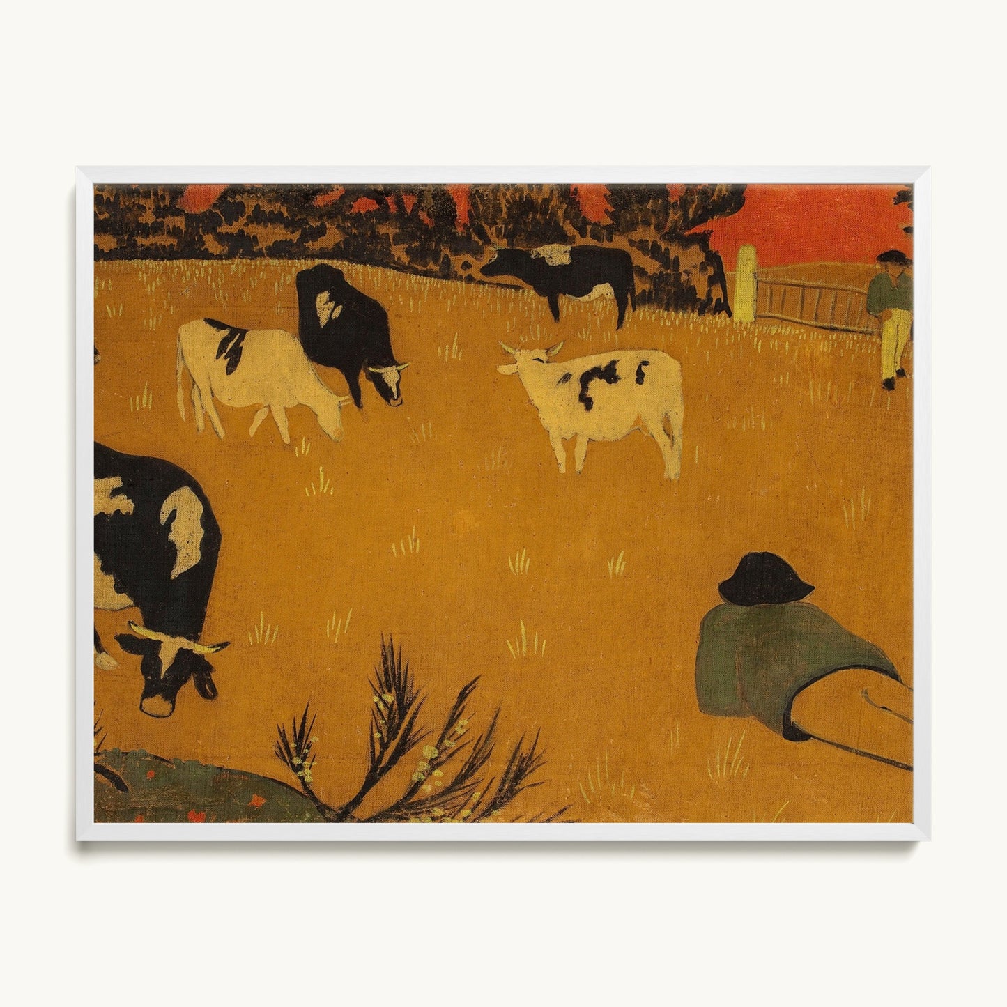 Breton Panel with Cows