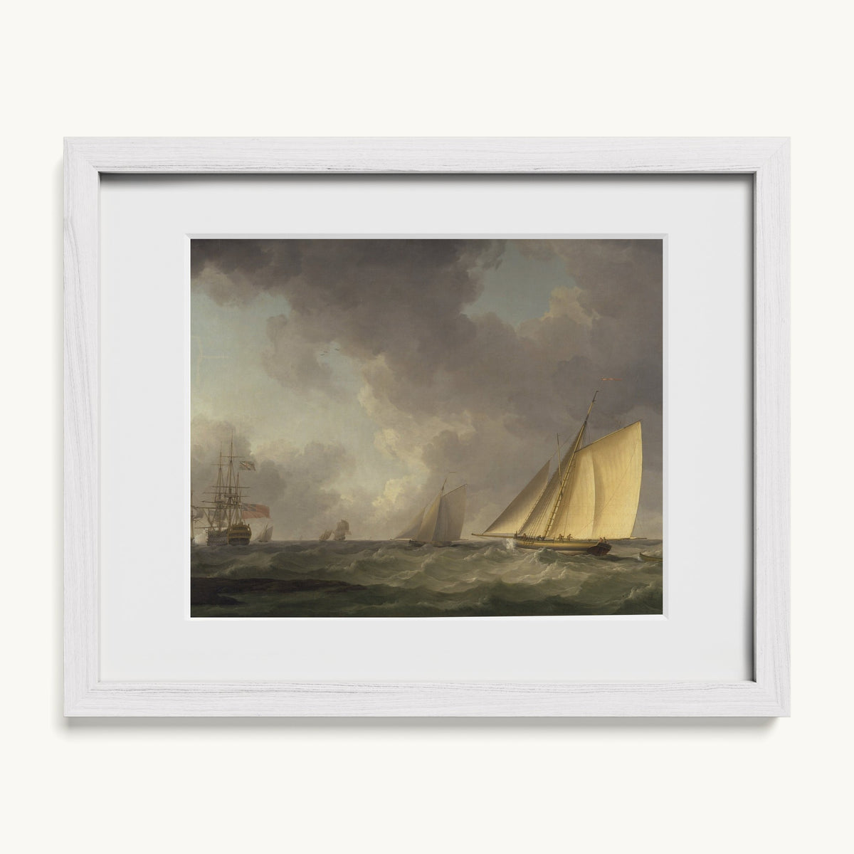 Cutter Close Hauled in a Fresh Breeze
