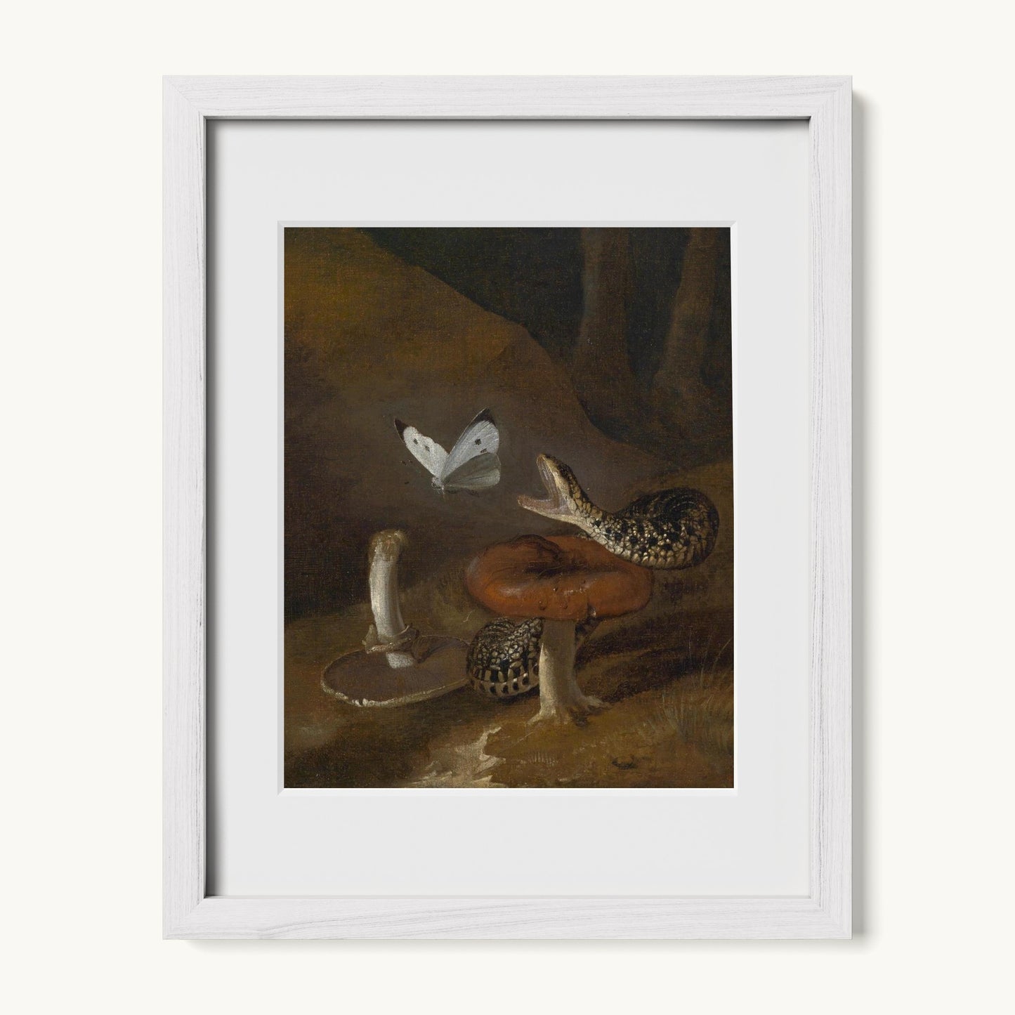 A Sous-bois Still Life with a Snake